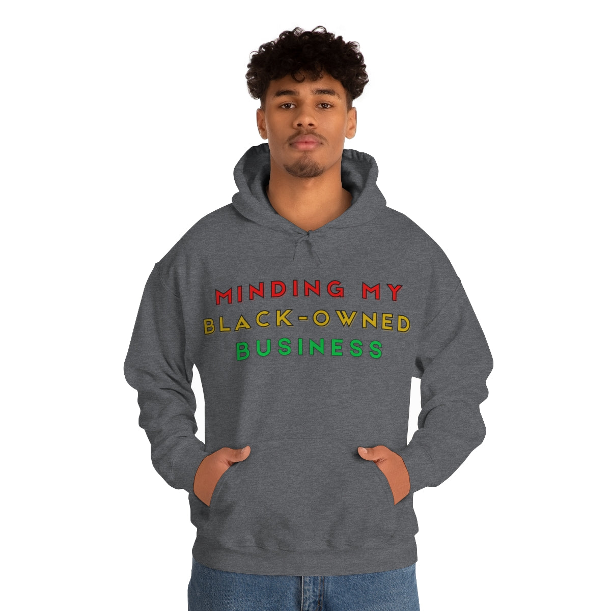 Minded my my B.O.B. Unisex Heavy Blend™ Hooded Sweatshirt