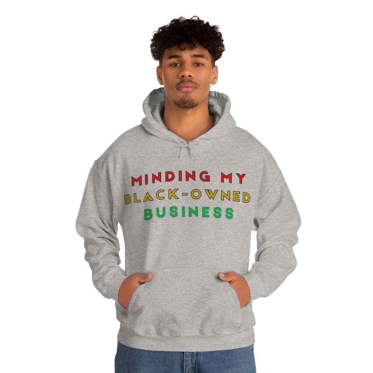 Minded my my B.O.B. Unisex Heavy Blend™ Hooded Sweatshirt