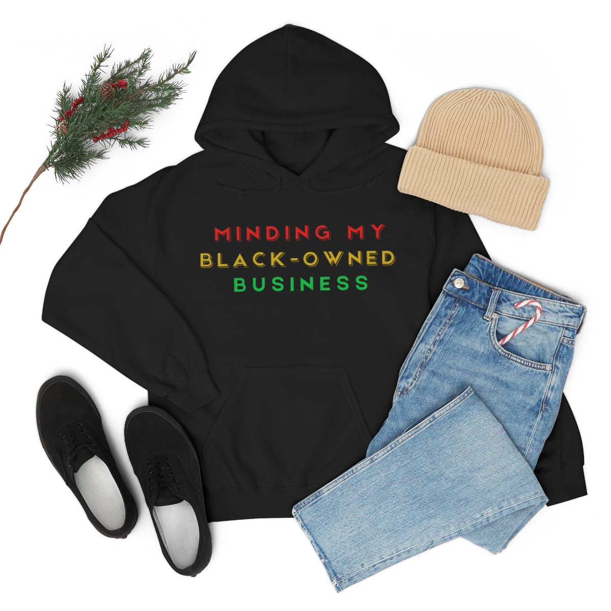 Minded my my B.O.B. Unisex Heavy Blend™ Hooded Sweatshirt