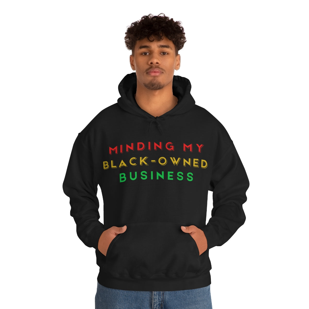 Minded my my B.O.B. Unisex Heavy Blend™ Hooded Sweatshirt