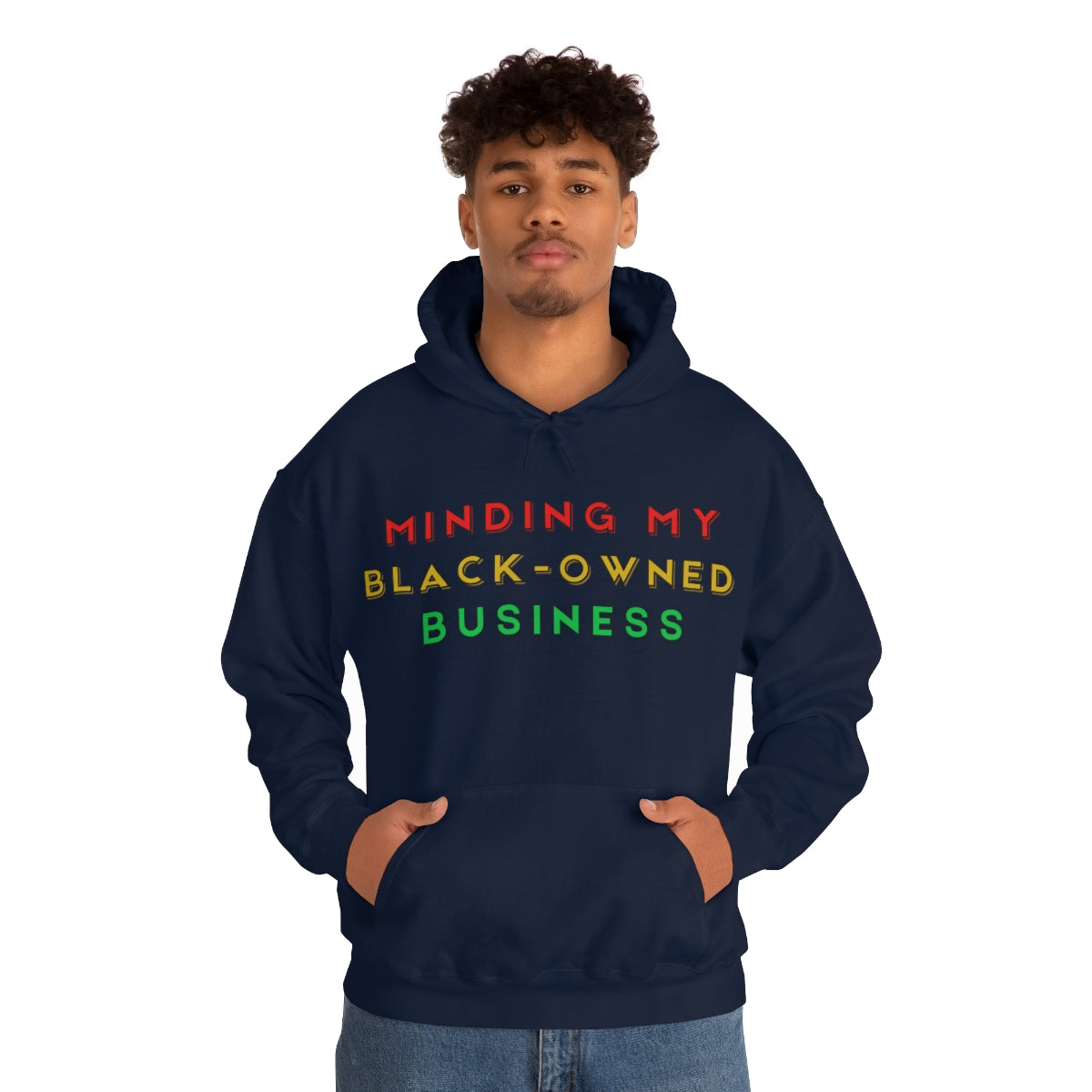 Minded my my B.O.B. Unisex Heavy Blend™ Hooded Sweatshirt