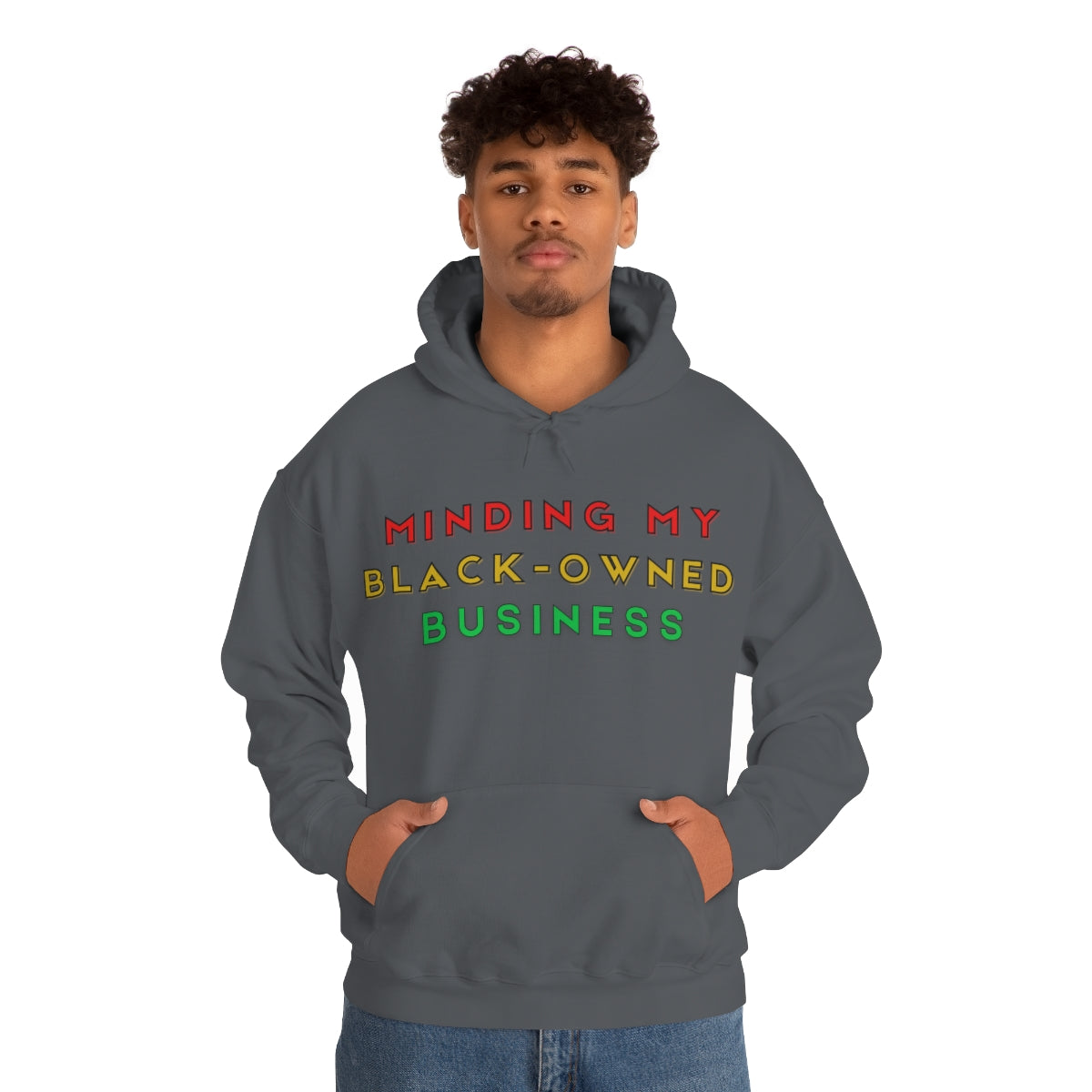 Minded my my B.O.B. Unisex Heavy Blend™ Hooded Sweatshirt