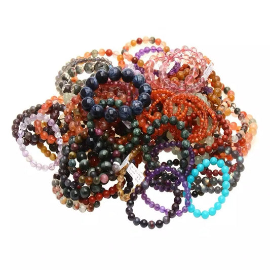 Natural crystal healing bracelet