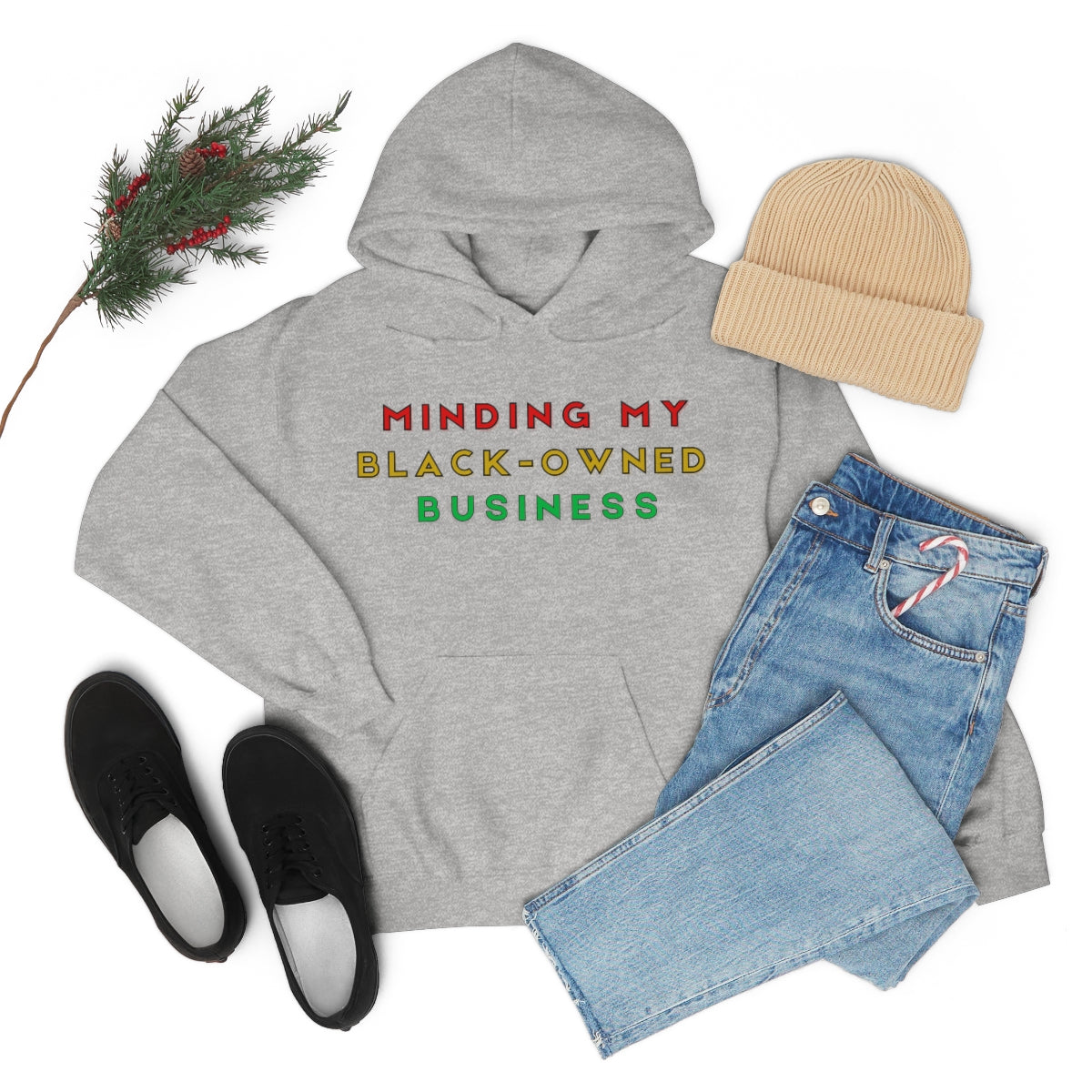 Minded my my B.O.B. Unisex Heavy Blend™ Hooded Sweatshirt