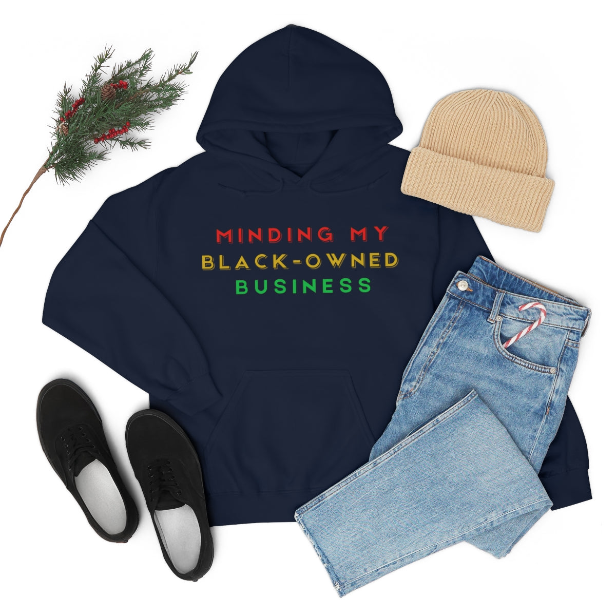 Minded my my B.O.B. Unisex Heavy Blend™ Hooded Sweatshirt